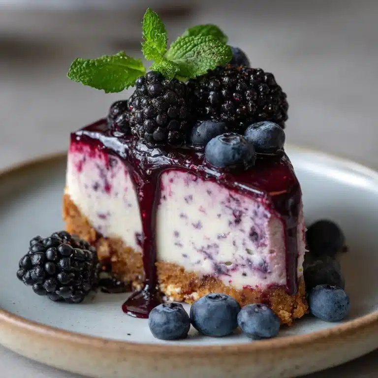 Blackberry Cheesecake Recipe