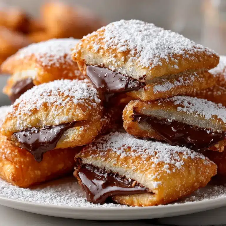 Fried Croissant Beignets with Chocolate Inside: A Decadent Delight Recipe