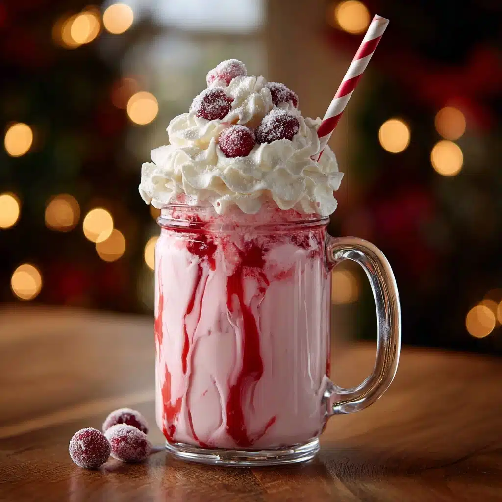 Candy Cane Christmas Punch Recipe - Recipe Image