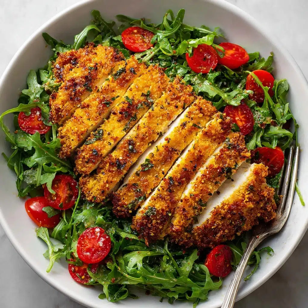 Chicken Milanese with Arugula Salad Recipe - Recipe Image