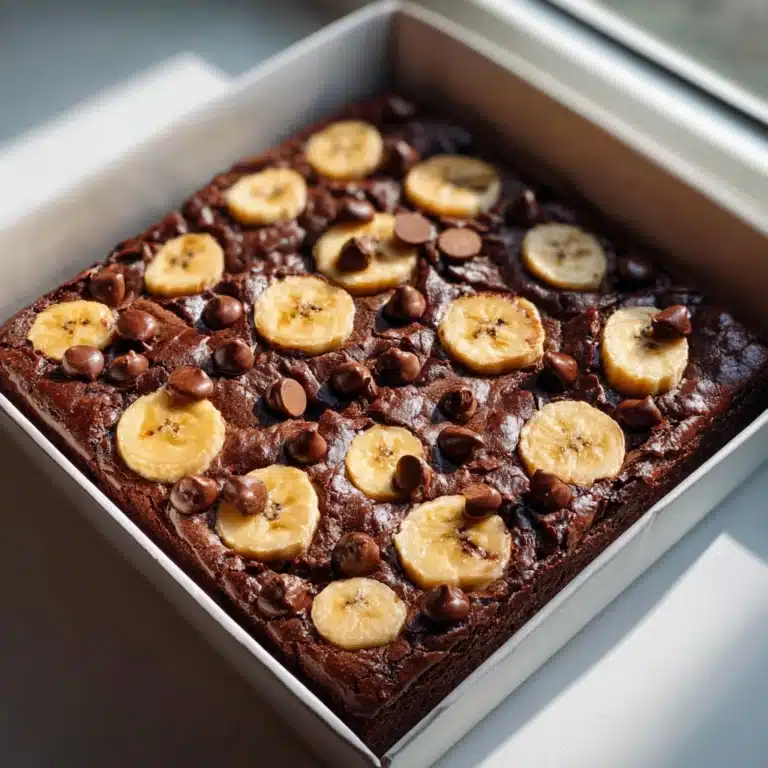 Banana Bread Brownies Recipe