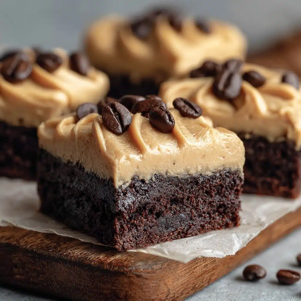 Coffee Brownies with Mocha Frosting Recipe