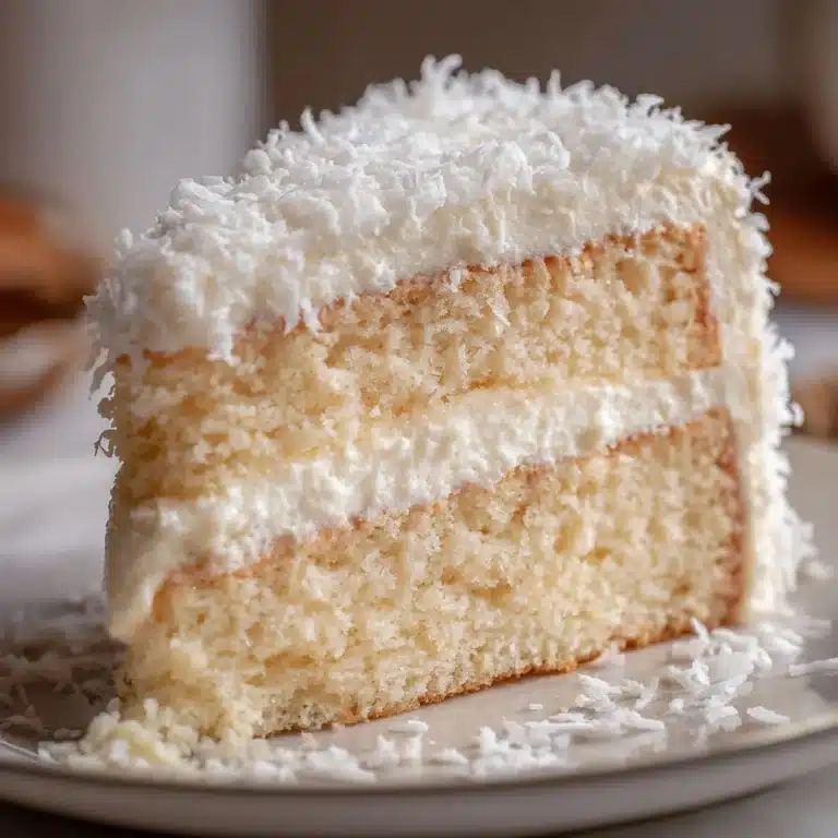 Delicious Creamy Coconut Cake Recipe