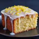Lemon Condensed Milk Drizzle Cake Recipe