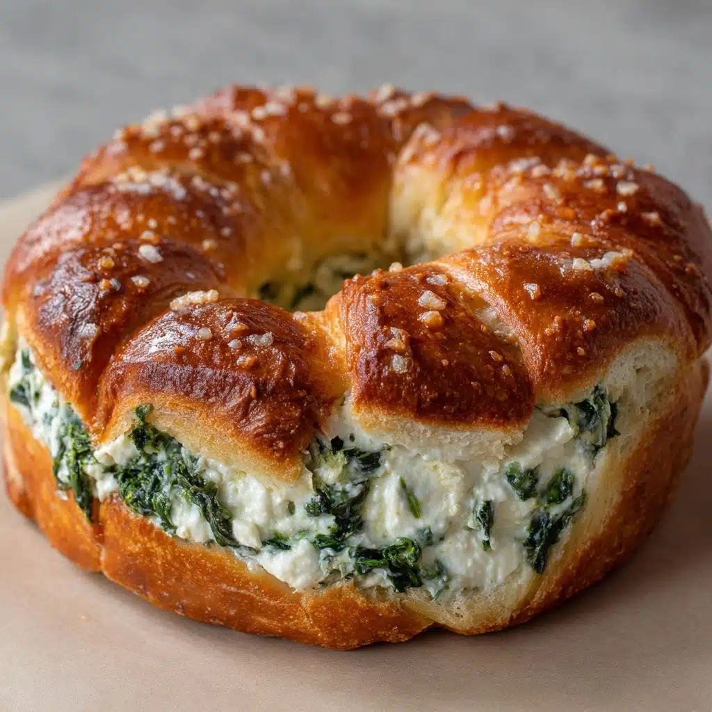 Spinach Artichoke Dip Pull-Apart Bread Recipe - Recipe Image