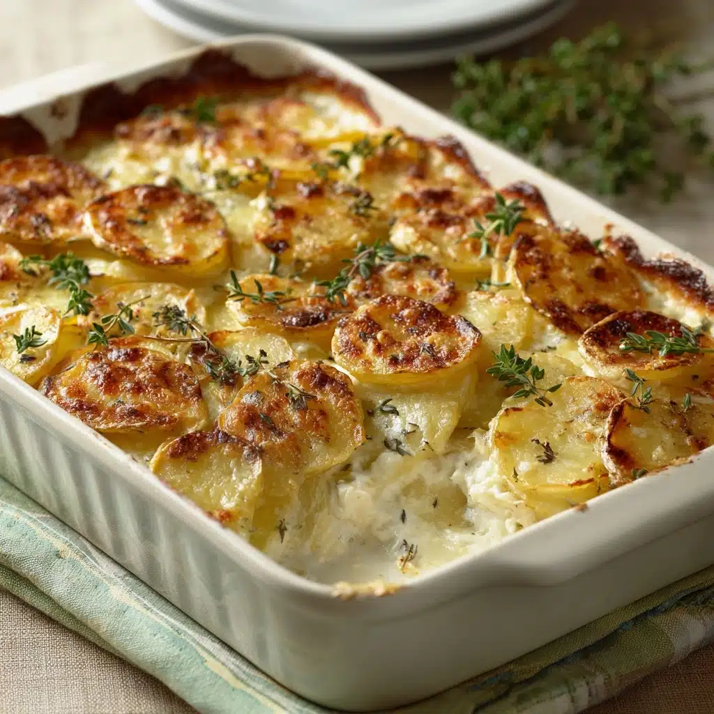Cheesy Scalloped Potatoes Recipe - Recipe Image