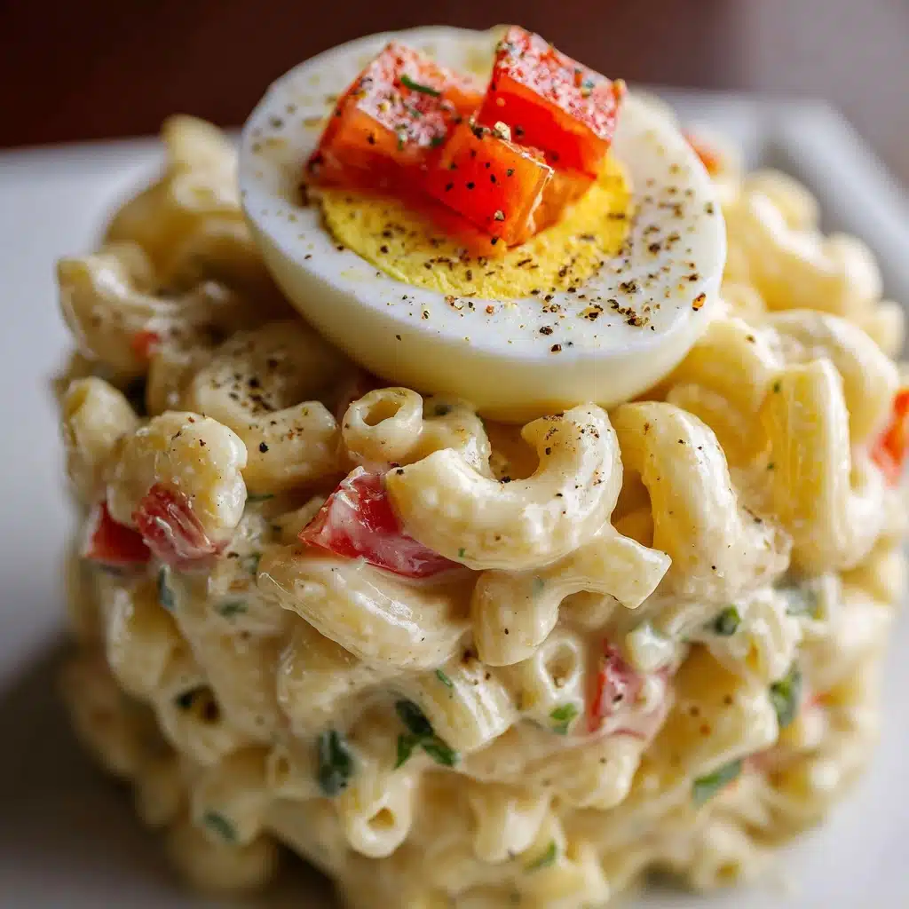 Deviled Egg Pasta Salad Recipe - Recipe Image