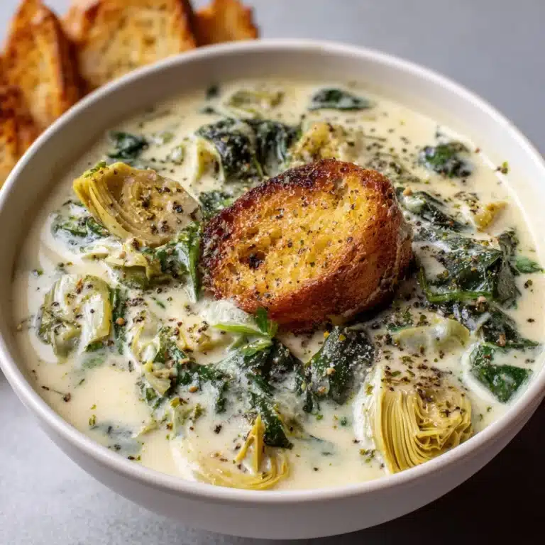 Creamy Spinach and Artichoke Soup Recipe
