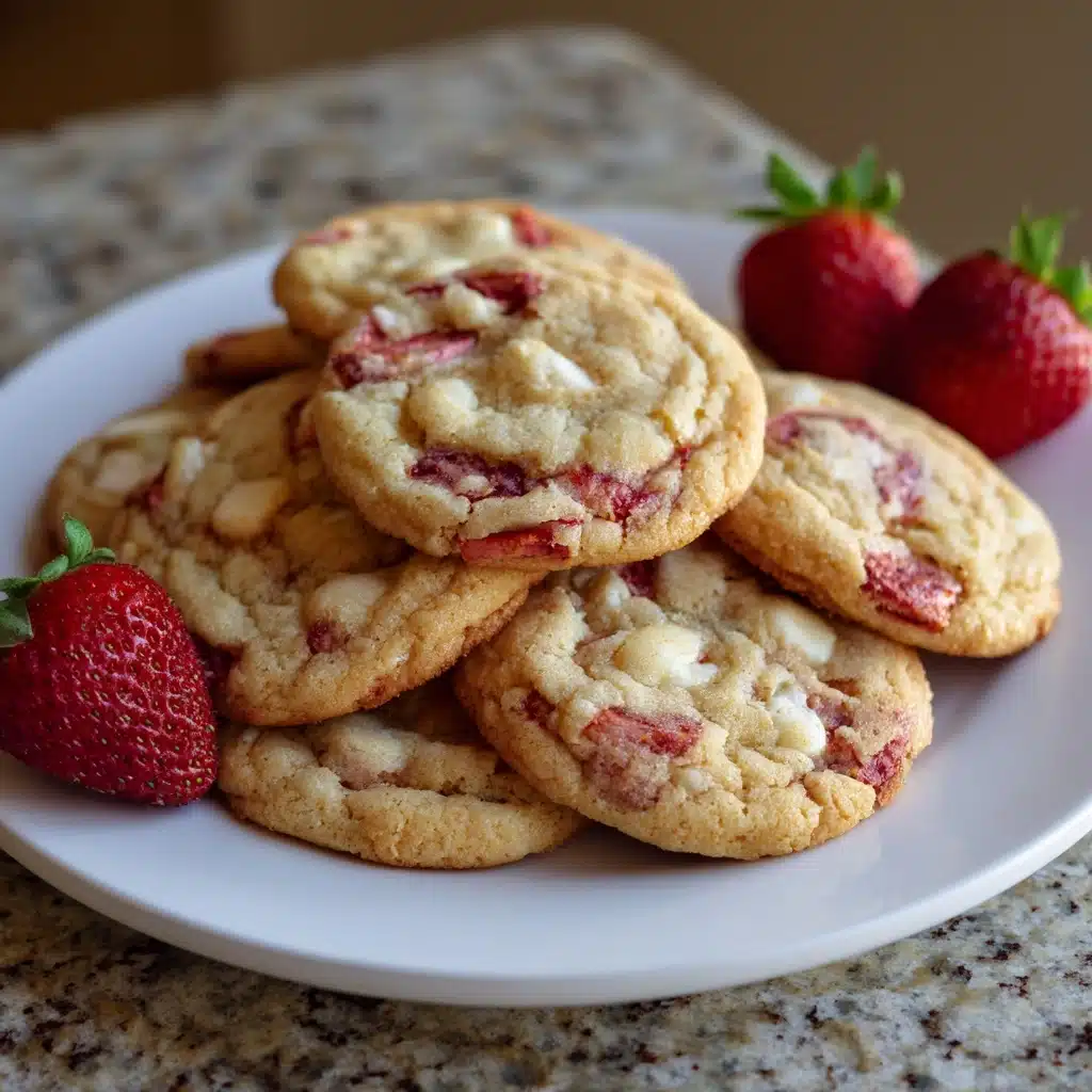 Strawberry Cheesecake Stuffed Cookies Recipe