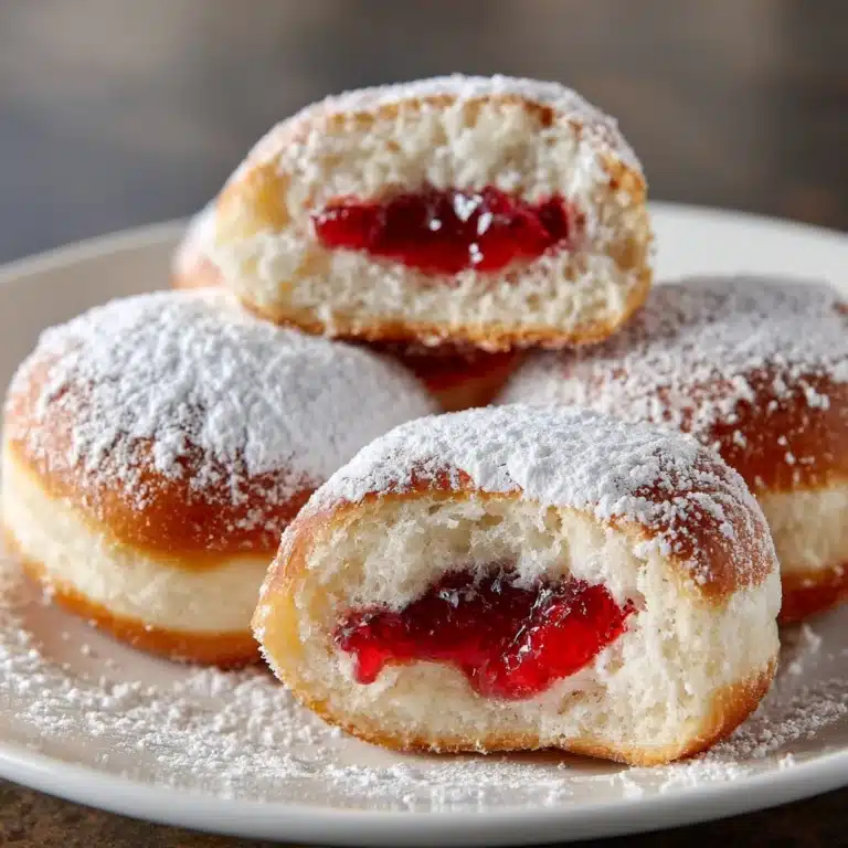 Raspberry-Filled Almond Snow Cookies Recipe