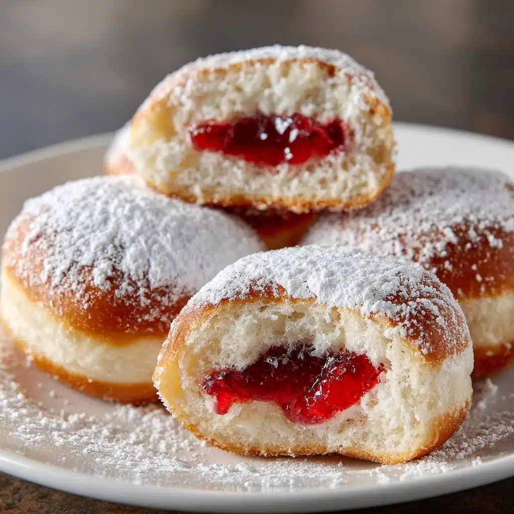 Raspberry-Filled Almond Snow Cookies Recipe