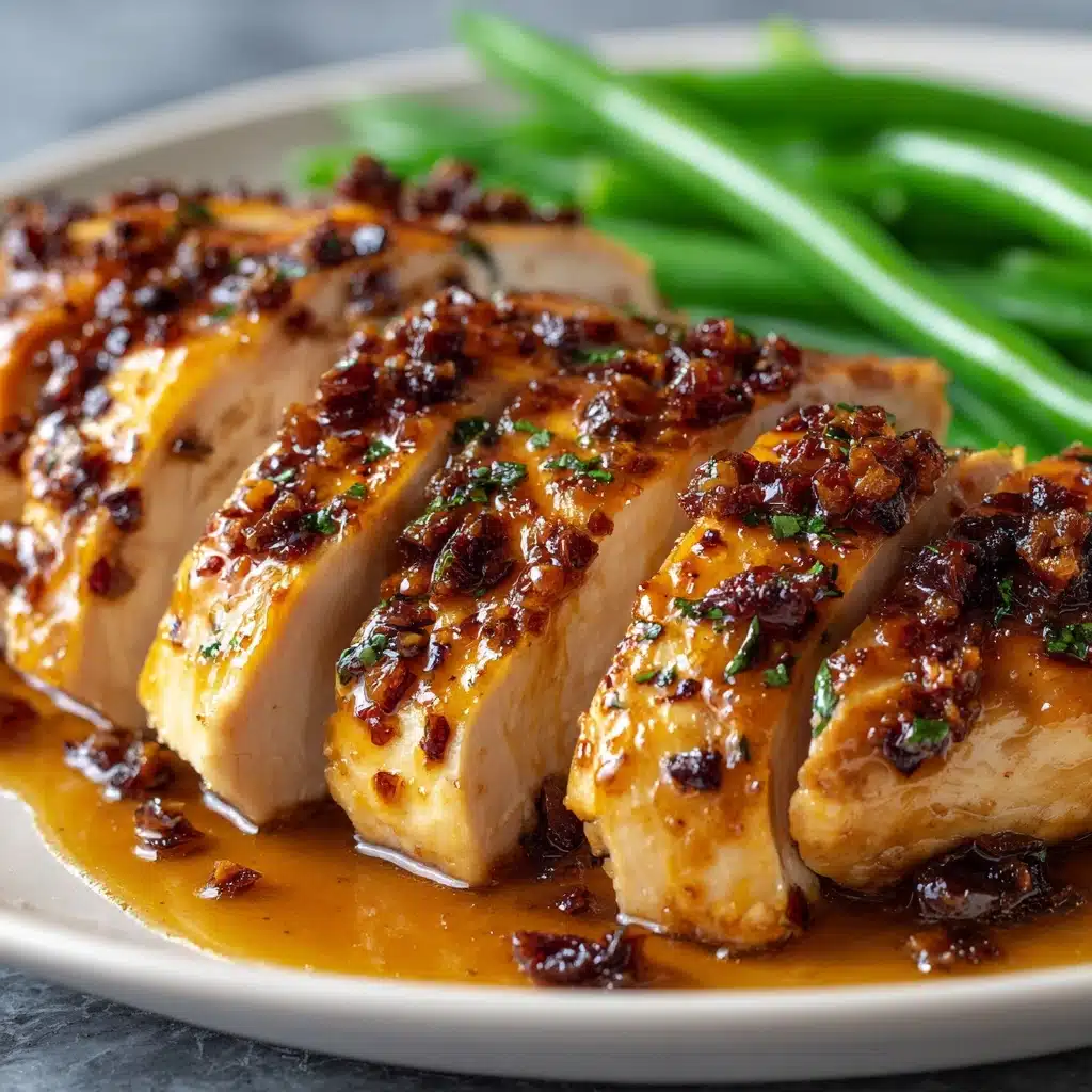 Honey Dijon Garlic Chicken Breasts Recipe - Recipe Image