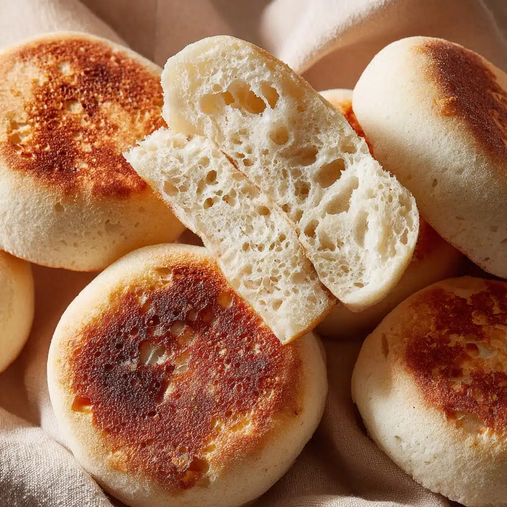 Sourdough Discard English Muffins Recipe - Recipe Image