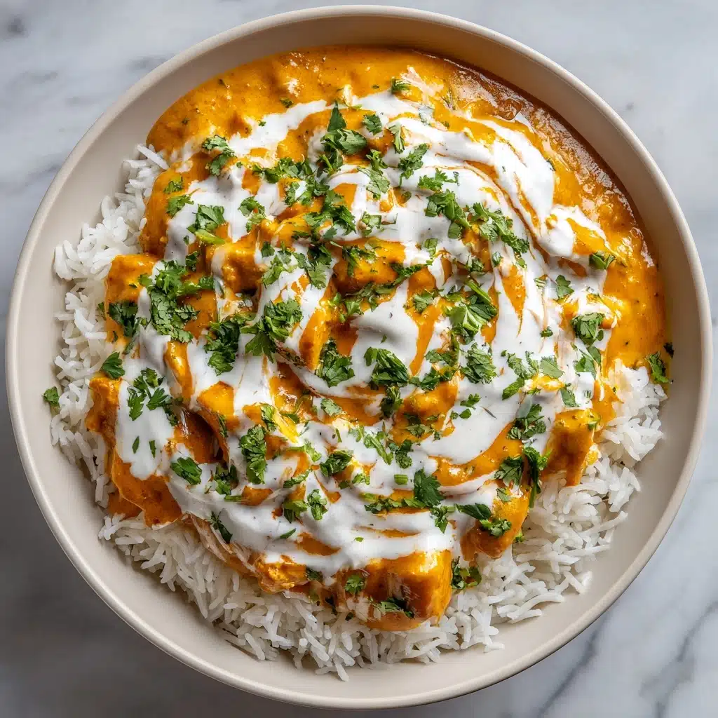 Easy Slow Cooker Butter Chicken & Rice Meal Recipe - Recipe Image