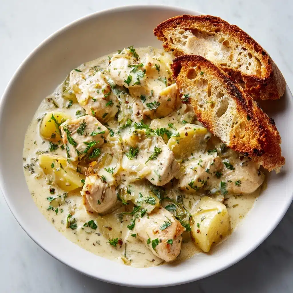 Garlic Parmesan Crockpot Chicken and Potatoes Recipe - Recipe Image