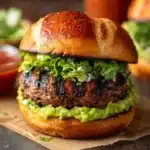 White Cheddar Chicken Burgers with Caramelized Onions Recipe