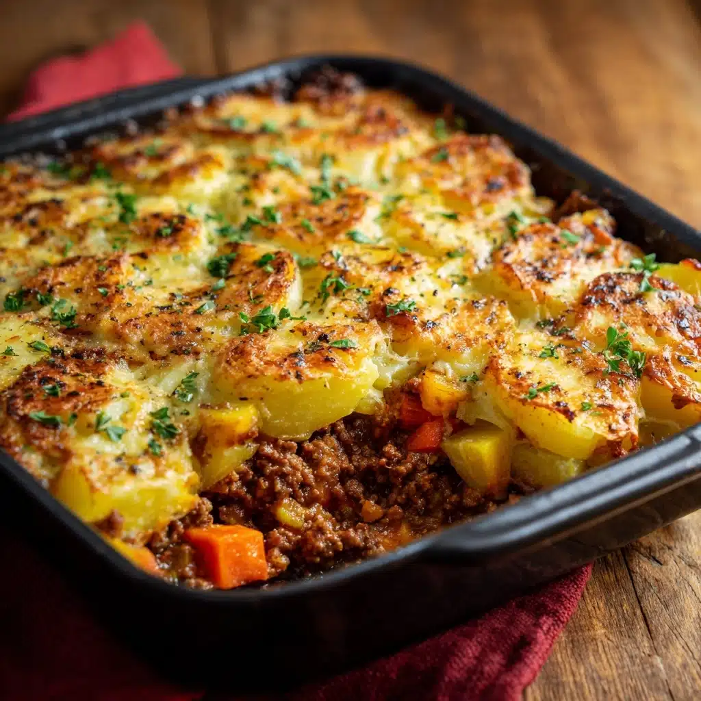 Crockpot Cheesesteak Potato Casserole Recipe - Recipe Image