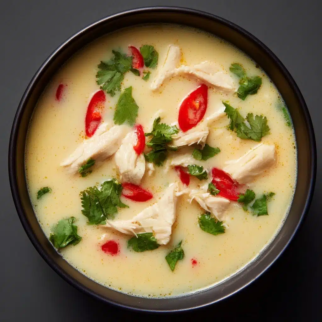 Easy Thai Curry Chicken Soup Recipe - Recipe Image