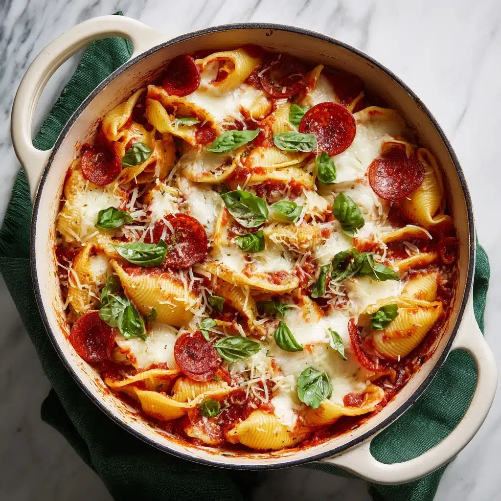 Cheesy Pepperoni Pasta Bake Recipe - Recipe Image