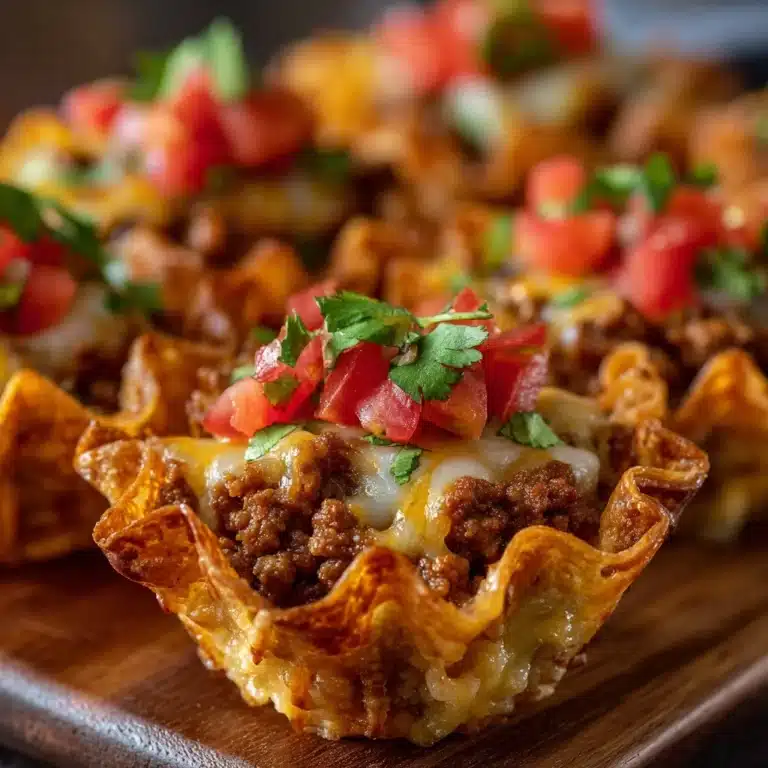 Crunchy Taco Cups Recipe
