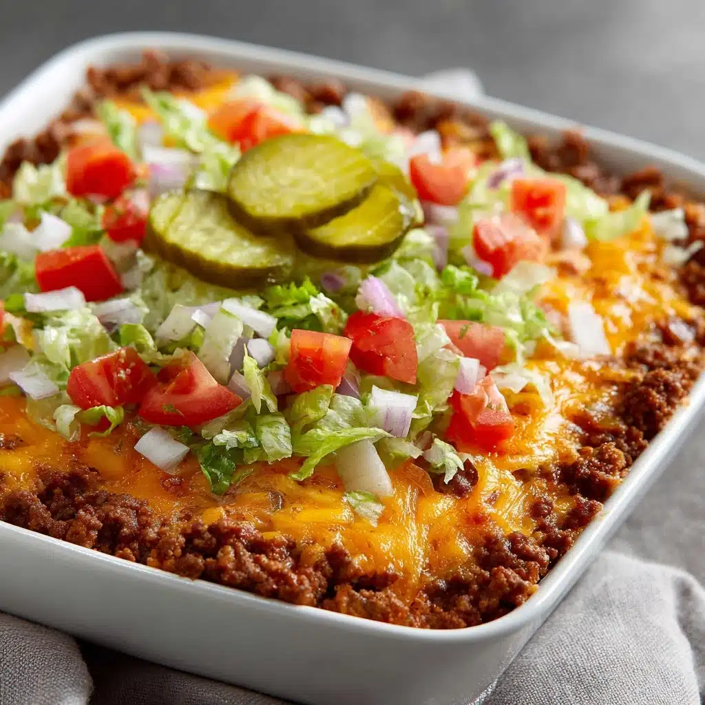 Big Mac Casserole Recipe - Recipe Image