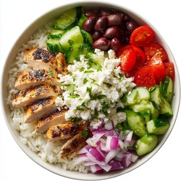 Greek Chicken Bowls Recipe