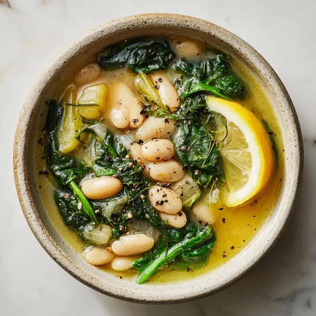 Creamy Lemon Garlic Butter Beans Recipe - Recipe Image