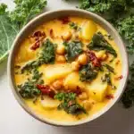 Creamy Tuscan Chickpea Soup Recipe