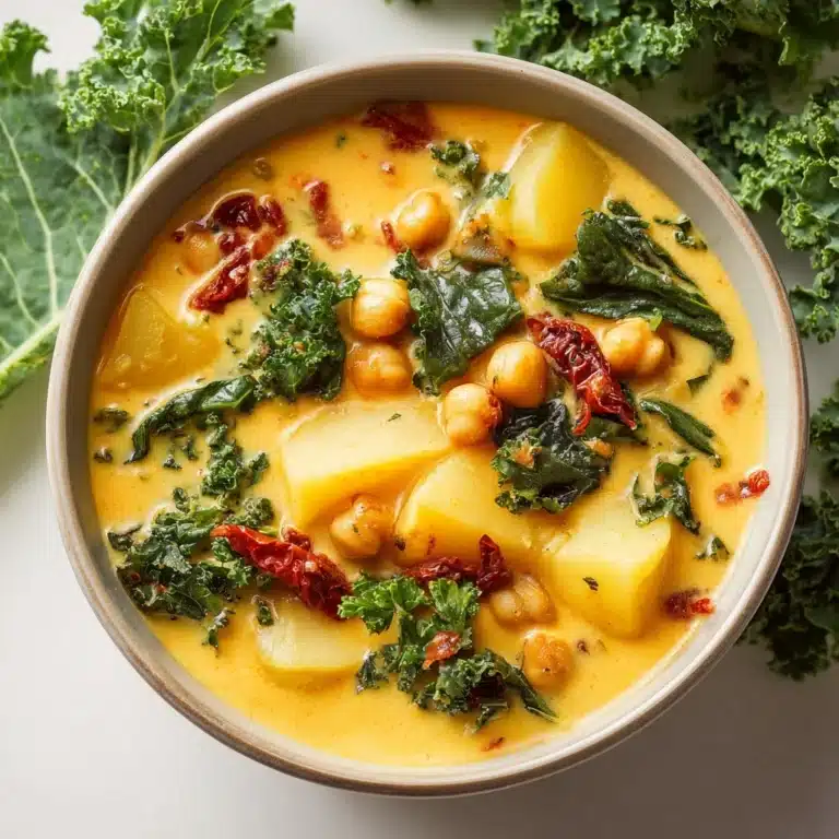 Creamy Tuscan Chickpea Soup Recipe