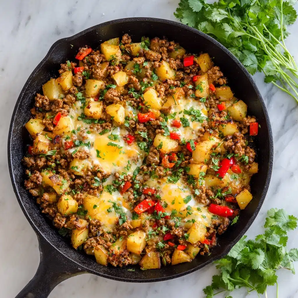 Mexican Ground Beef and Potato Skillet Recipe - Recipe Image