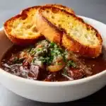 French Onion Beef Short Rib Soup Recipe