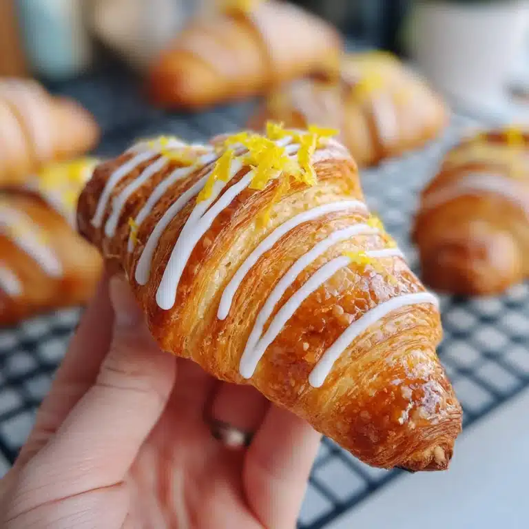Lemon Cheesecake Crescent Rolls Recipe