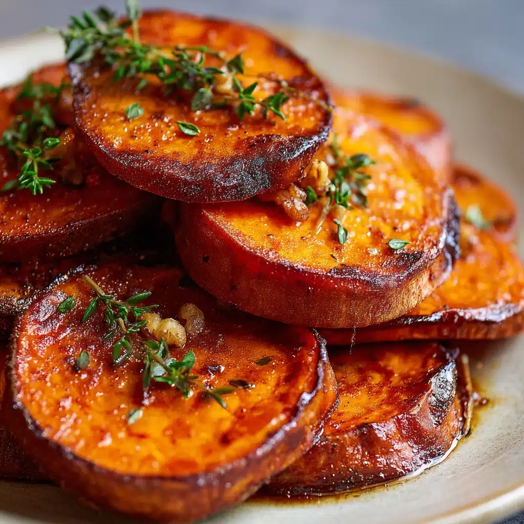 Walnut Maple Roasted Sweet Potatoes Recipe - Recipe Image