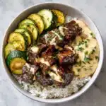Hibachi Bowls with Steak and Vegetables Recipe