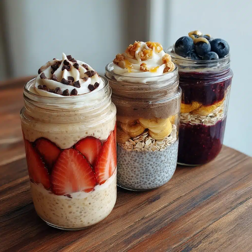 Creamy Protein-Packed Overnight Oats Recipe - Recipe Image