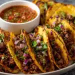 Crispy Ground Beef Tacos Recipe