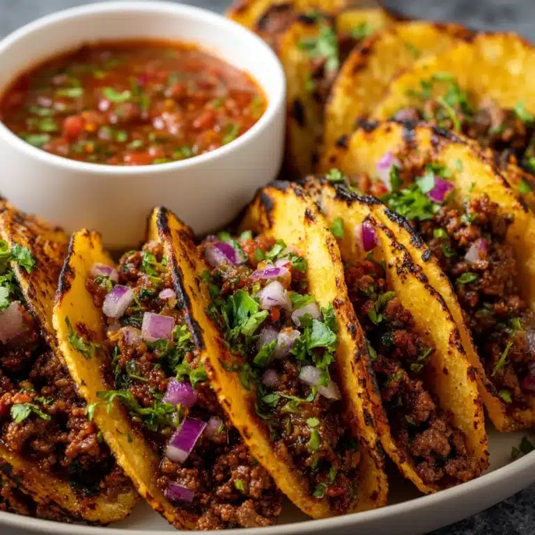 Crispy Ground Beef Tacos Recipe