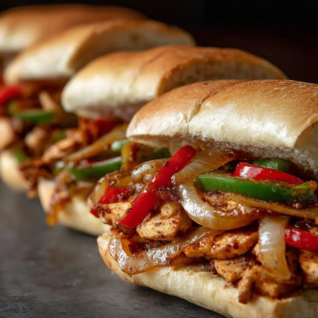 Chicken Philly Sandwiches Recipe - Recipe Image