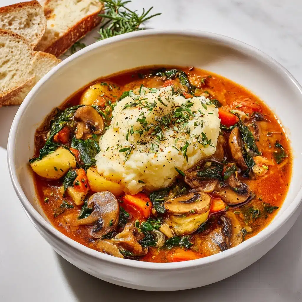 Vegetarian Crockpot Lasagna Soup Recipe - Recipe Image
