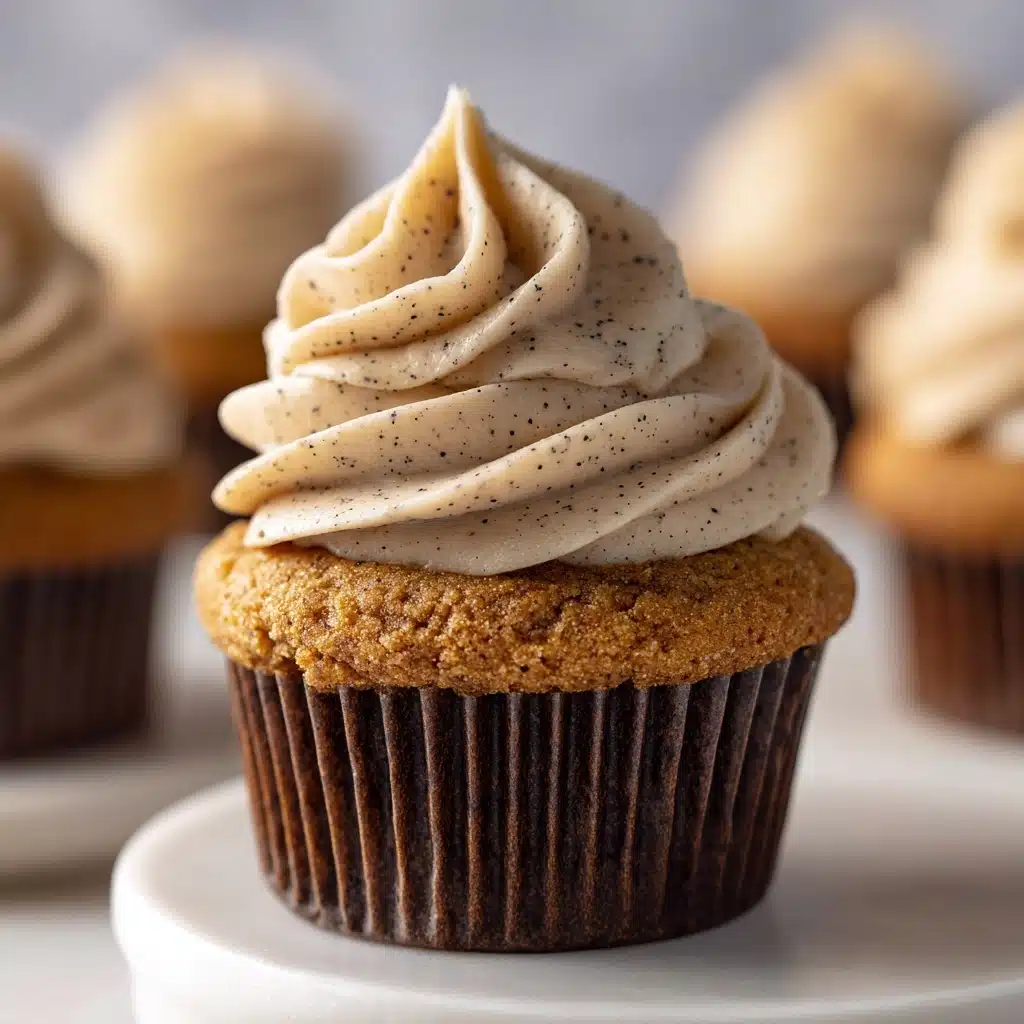 Pumpkin Cupcakes with Pumpkin Spice Cream Cheese Frosting Recipe - Recipe Image