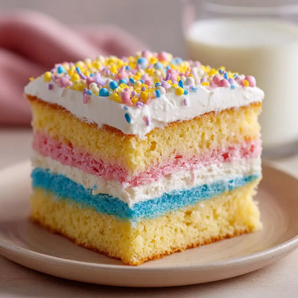 Easy Pastel Easter Cake Recipe - Recipe Image