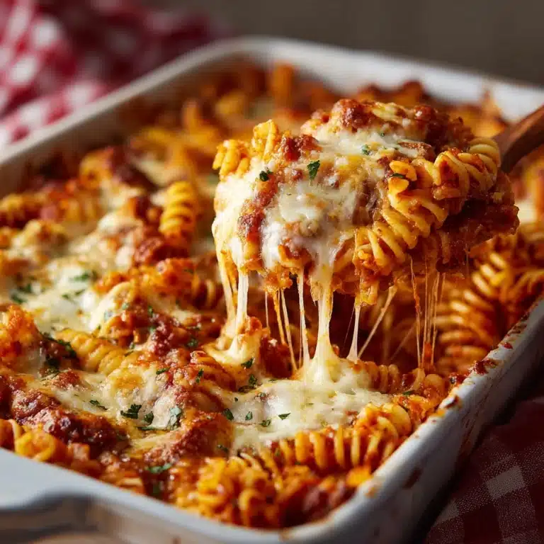 Chicken Parmesan Pasta Casserole Recipe