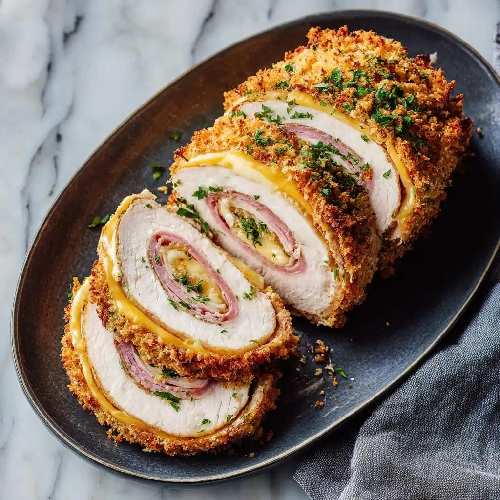 Chicken Cordon Bleu Meatloaf Recipe - Recipe Image