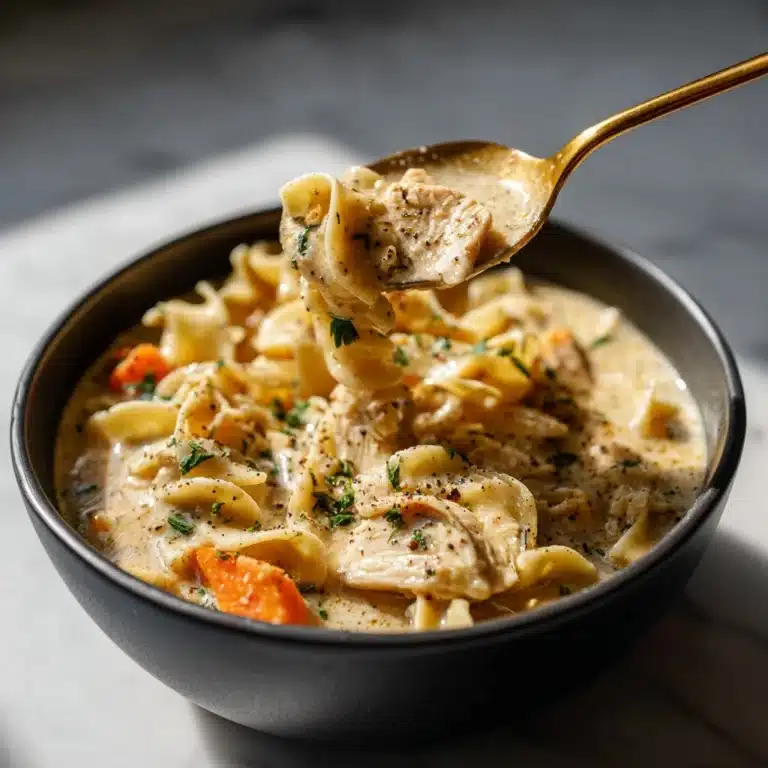 Creamy Chicken Alfredo Soup Recipe