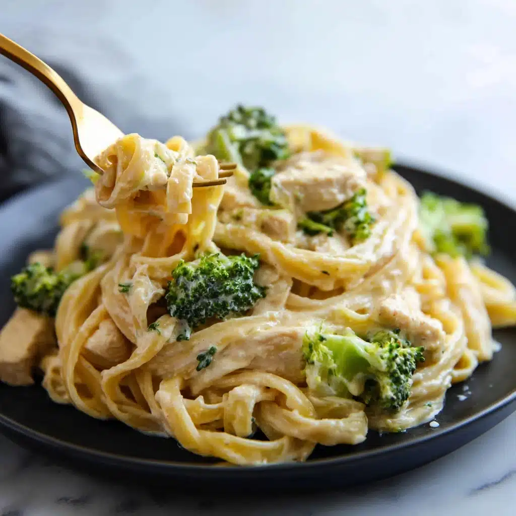 Broccoli Cheddar Noodle Skillet Recipe - Recipe Image