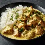 Creamy Smothered Chicken and Rice Recipe