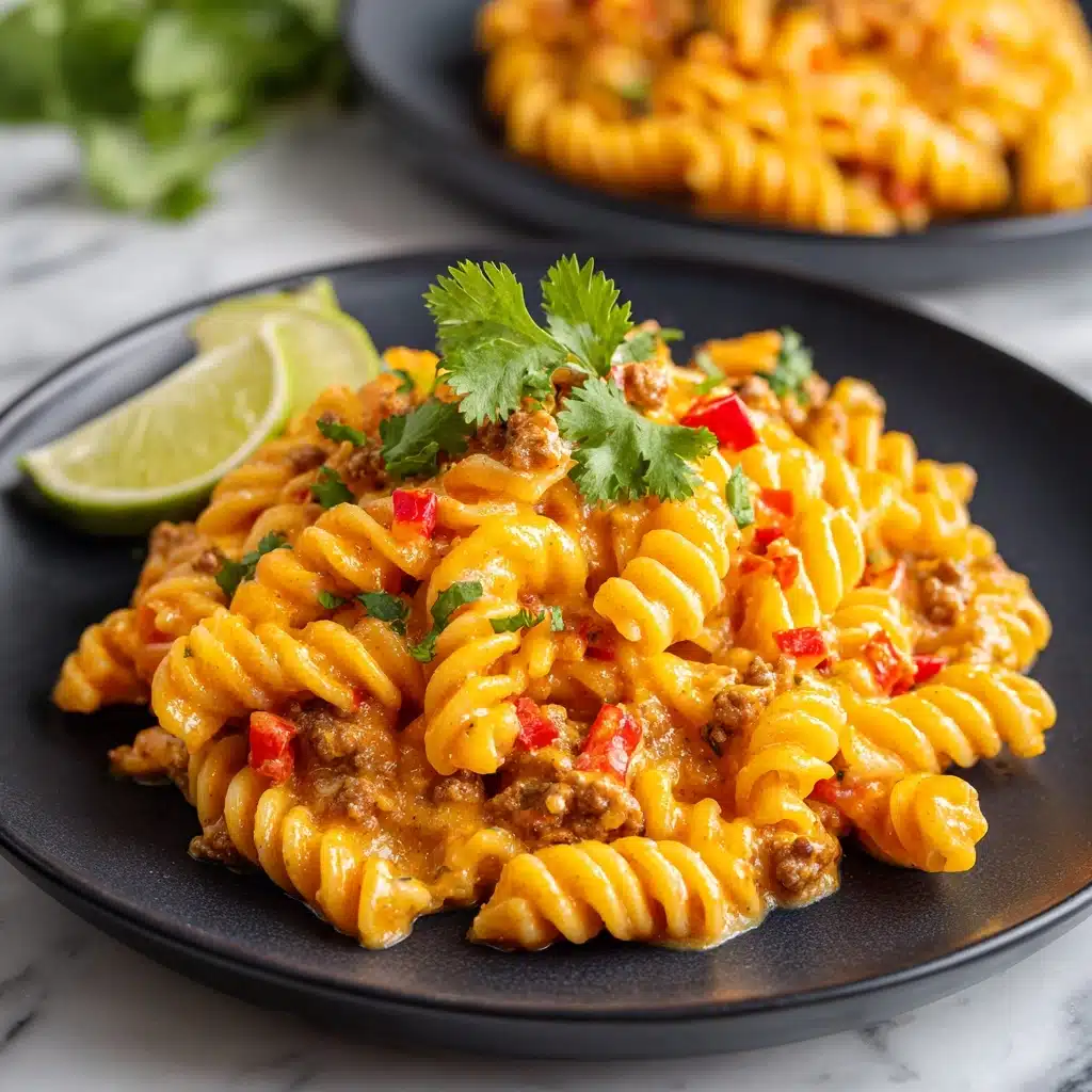 Crockpot Chicken Enchilada Pasta Recipe - Recipe Image