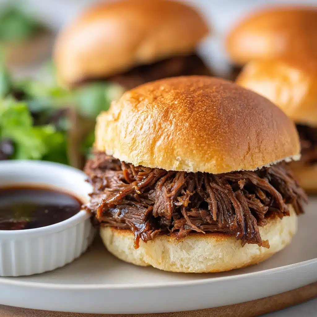 Crock Pot French Dip Sandwiches Recipe - Recipe Image