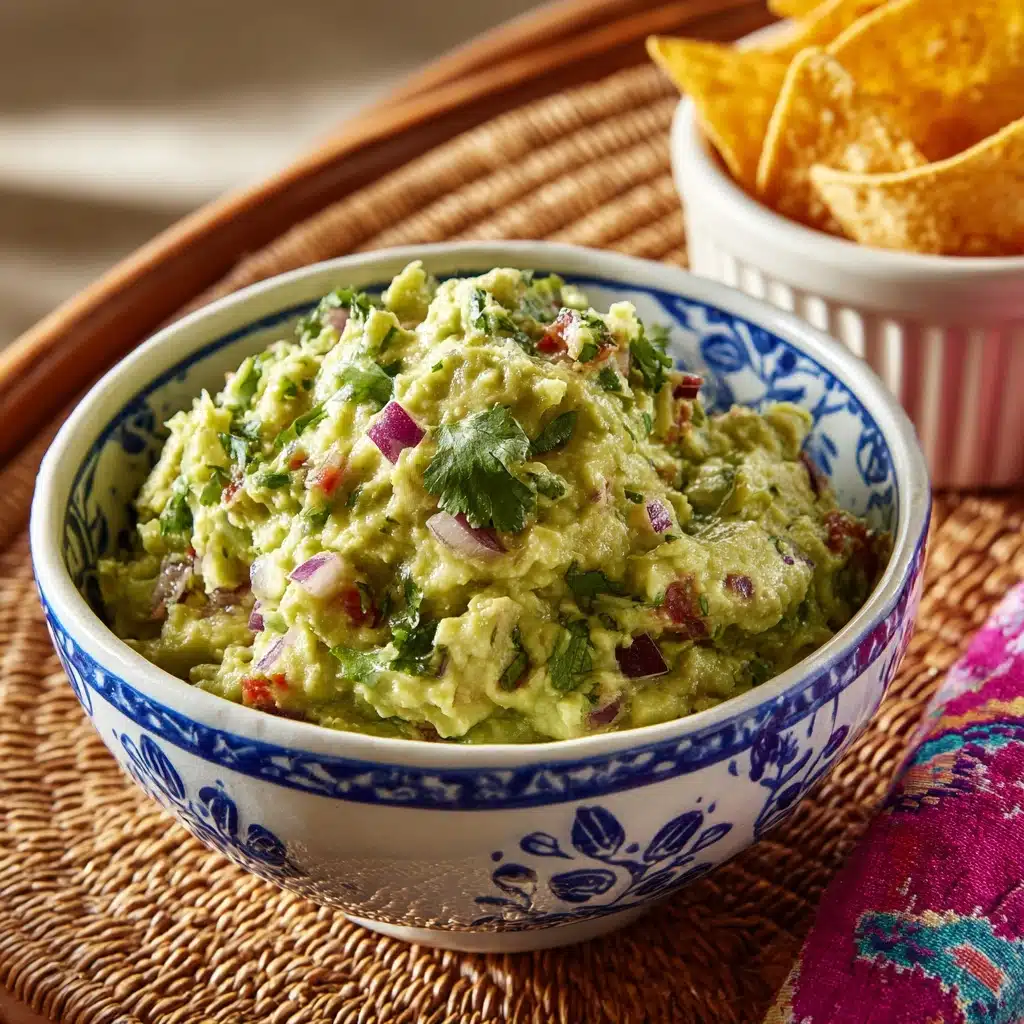 Fresh Homemade Guacamole Recipe