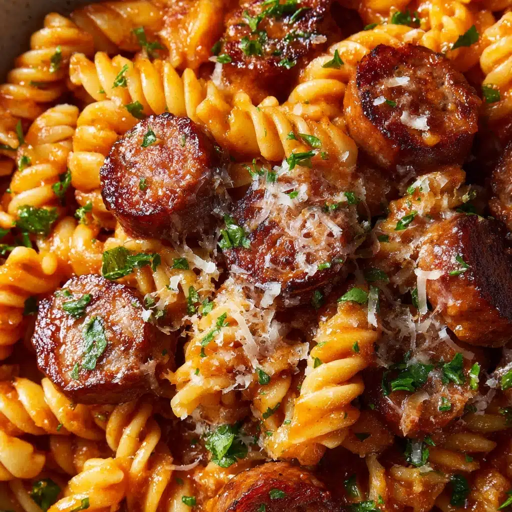 Creamy Smoked Sausage Pasta Recipe - Recipe Image